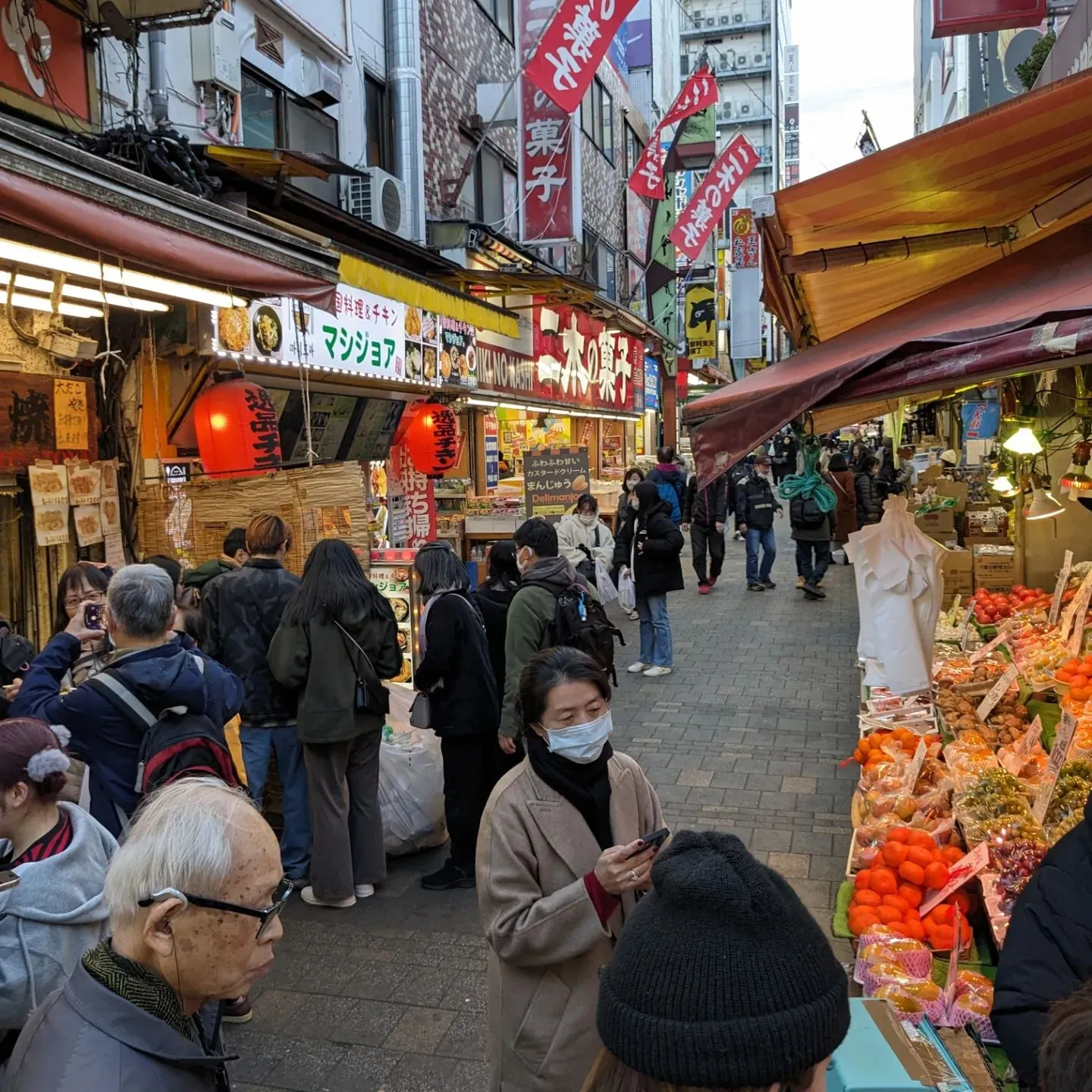 food market in Tokyo