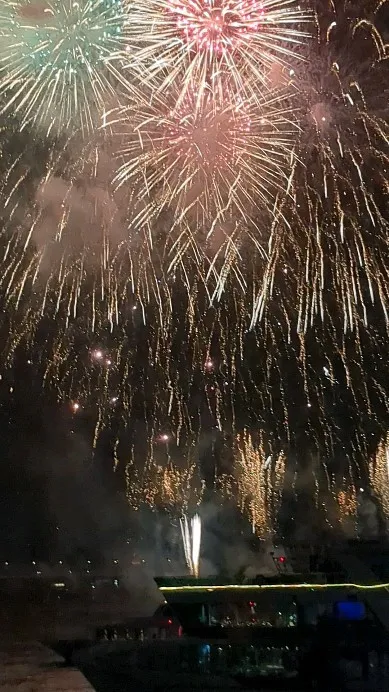 Japanese fire works in Germany